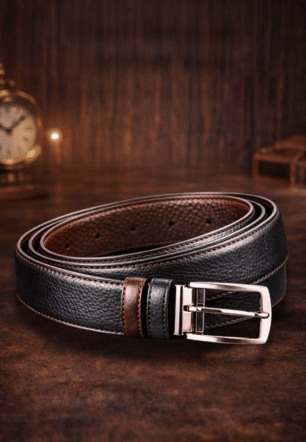 Midnight Pebble Luxe Belt