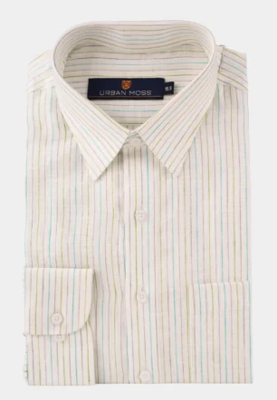 Ivory Stripe Classic Shirt