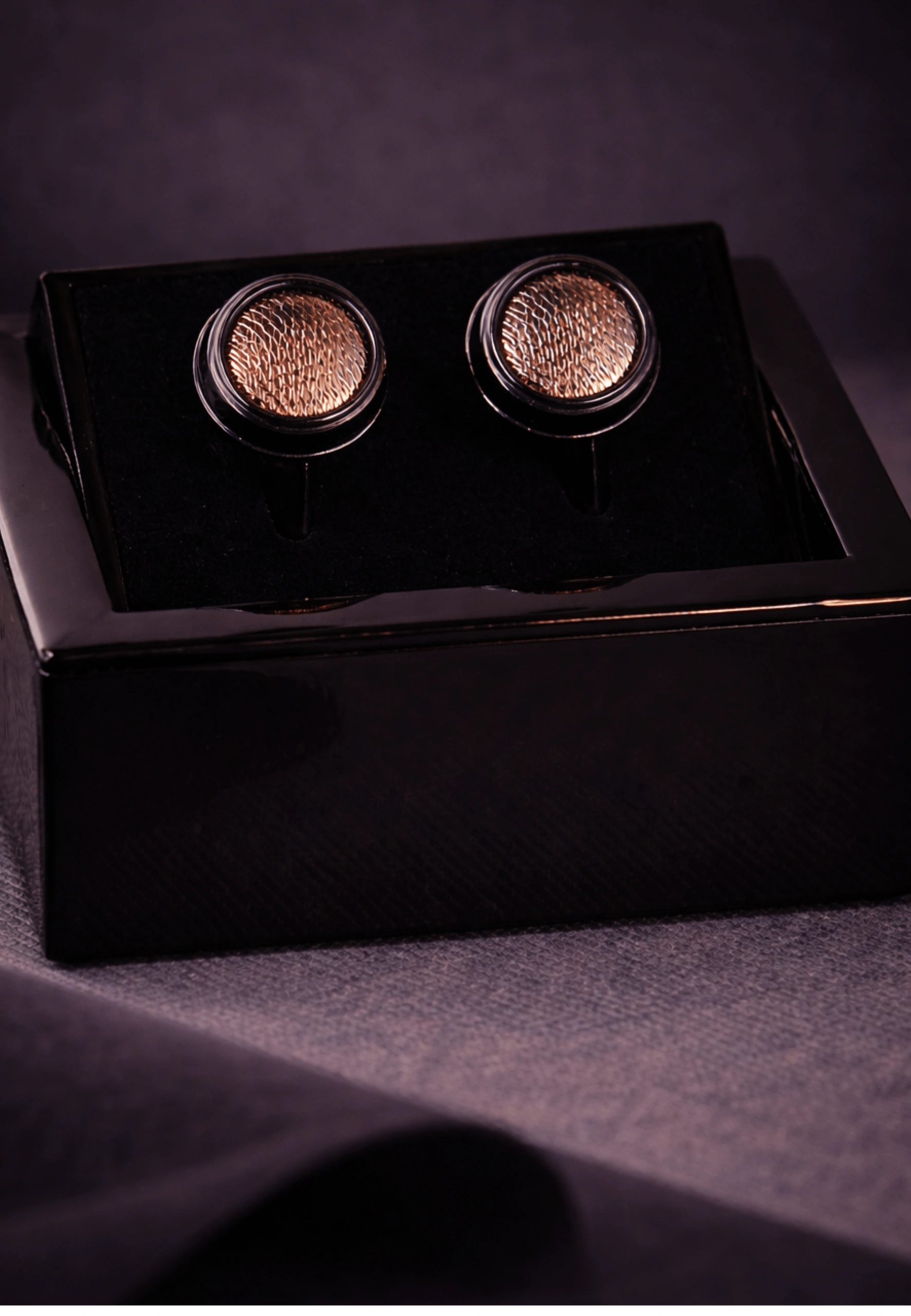 Rosé Weave Cufflinks