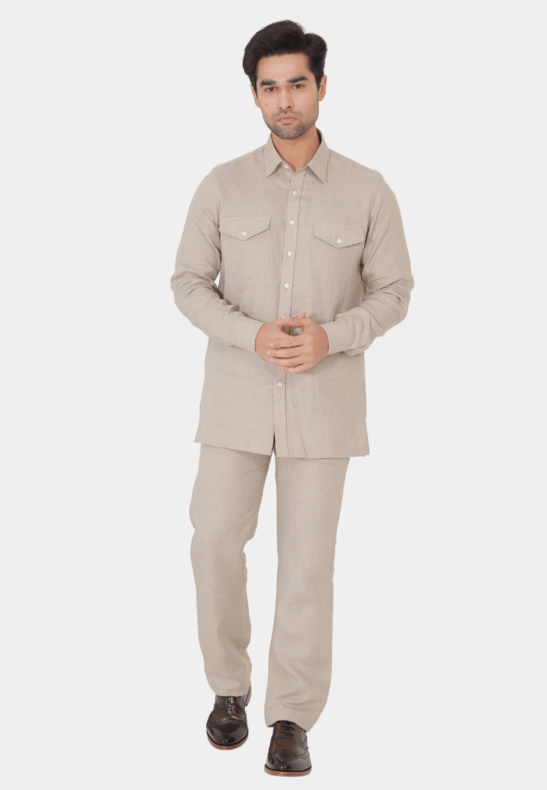 Sandstone Linen Co-Ord Set