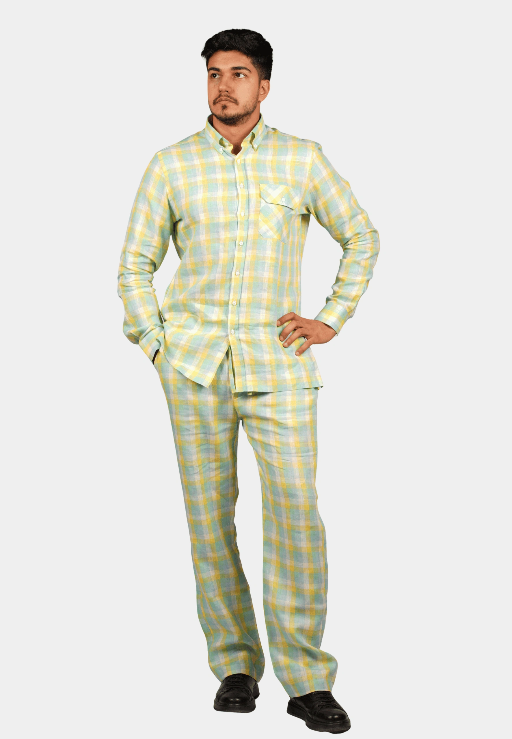 Pastel Plaid Co-Ord Set