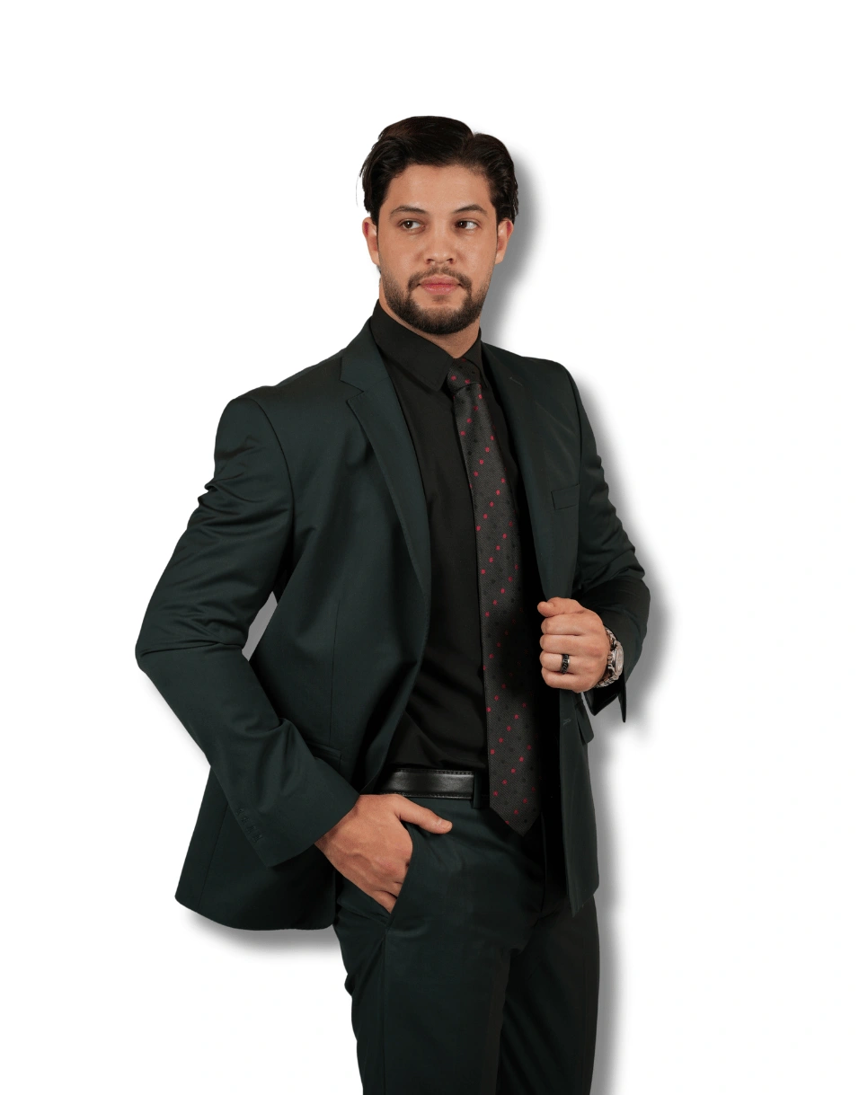 Emerald Noir Signature Suit - Image 3